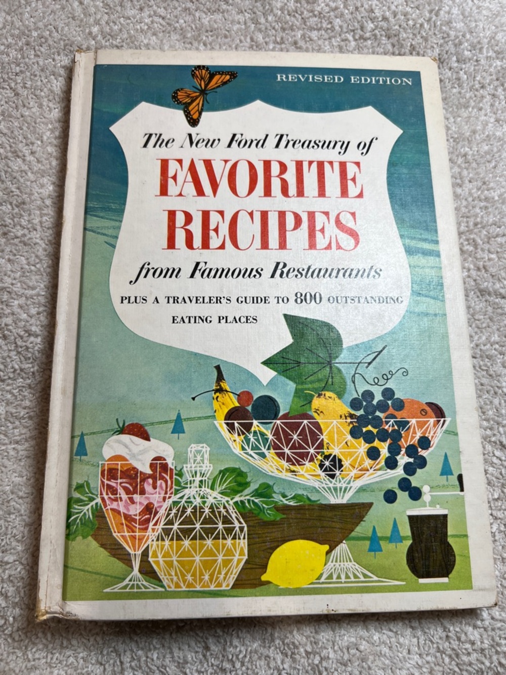 The New Ford Treasury of Favorite Recipes - Vintage Cookbook (Green Cover)